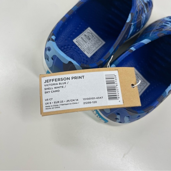 NWT Native Jefferson Shoes in Blue Camo Size 7 - Picture 4 of 6
